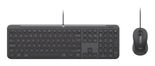 282b8854782284b6d66a153f140c3d868f1638bd.jpg Logitech Signature Slim Wired Combo MK620 for Business teclado Ratón incluido Hogar / Oficina USB QWERTY Español de Latinoamérica Grafito
