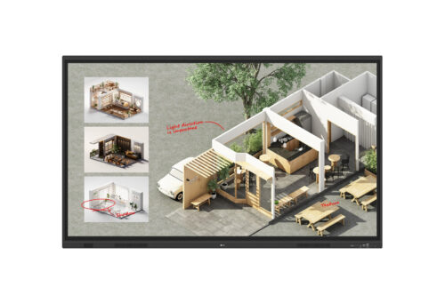 2f2bbe66b6b3a2cbb6480631a0a9d7d4cac851dd.jpg LG CreateBoard Standard pizarra blanca interactiva 190,5 cm (75") 3840 x 2160 Pixeles Pantalla táctil Negro