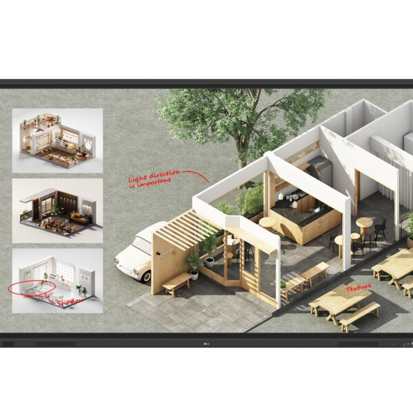 317f358049c2c08d9167a2352588d330b69e2124.jpg LG CreateBoard Standard pizarra blanca interactiva 2,18 m (86") 3840 x 2160 Pixeles Pantalla táctil Negro