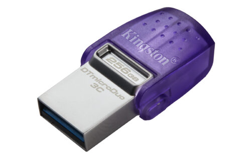 4a3356a3d4e52c51e01bd7a27fbc75d6912cf289.jpg Kingston Technology DataTraveler 256GB microDuo 3C 200MB/s dual USB-A + USB-C