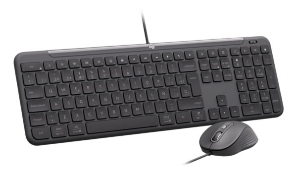 954ca9f4da308afdba00ddd195bcbadc09c853bb.jpg Logitech Signature Slim Wired Combo MK620 for Business teclado Ratón incluido Hogar / Oficina USB QWERTY Español de Latinoamérica Grafito