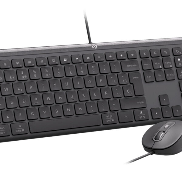 954ca9f4da308afdba00ddd195bcbadc09c853bb.jpg Logitech Signature Slim Wired Combo MK620 for Business teclado Ratón incluido Hogar / Oficina USB QWERTY Español de Latinoamérica Grafito