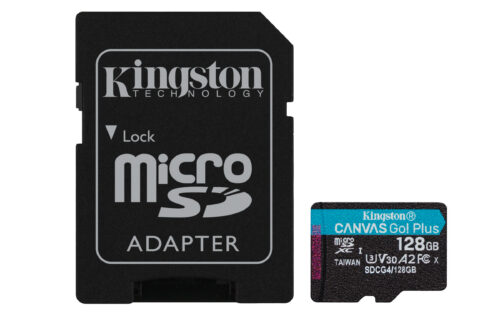 e7b1c058593247384c6fcec01354962897b89355.jpg Kingston Technology Tarjeta microSDXC Canvas Go Plus Gen4 de 128 GB, 200 MB/s, A2 U3 V30 y adaptador