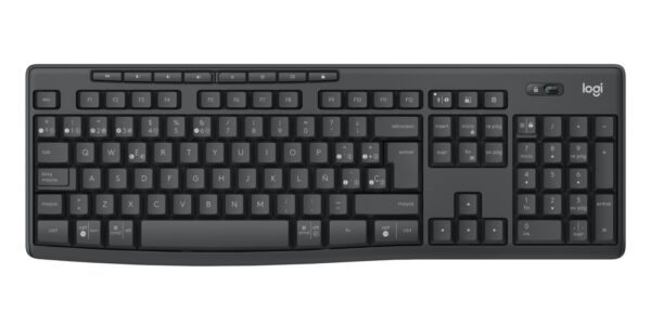 0c2ae5f9b952da56fd3a134d03eb9af0c3162bab.jpg Logitech 920-012063 teclado Ratón incluido Oficina Bluetooth QWERTY Español Grafito