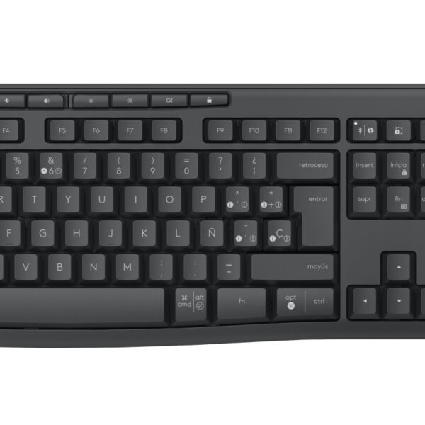 0c2ae5f9b952da56fd3a134d03eb9af0c3162bab.jpg Logitech 920-012063 teclado Ratón incluido Oficina Bluetooth QWERTY Español Grafito
