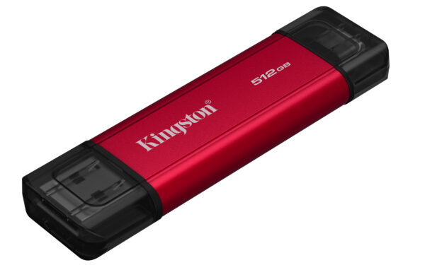 211534bb37dc04ccabdaa32d14d2fdcf286007db.jpg Kingston Technology 512GB Dual USB-A/C Portable SSD, Up to 1050MB/s USB 3.2 Gen 2