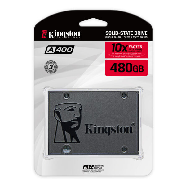5b53b4e53ebde2250feff9bce23725e652c461cd.jpg Kingston Technology A400 480 GB 2.5" Serial ATA III TLC