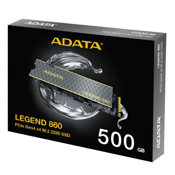 ADATA LEGEND 860 SLEG-860-500GCS unidad de estado sólido 500 GB M.2 PCI Express 4.0 NVMe 3D NAND