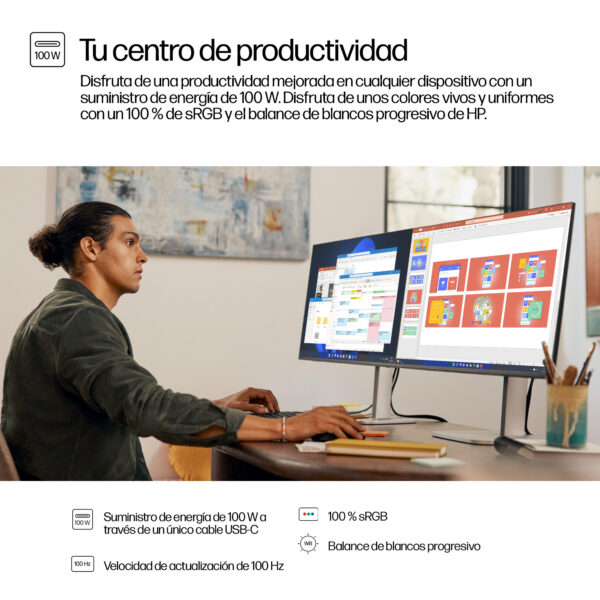e48fa0d7323bd032e9b73edda5113ee3c3e5e43d.jpg HP Series 5 Pro Monitor QHD USB-C Pro de la serie 5 de 27 pulgadas: 527pu